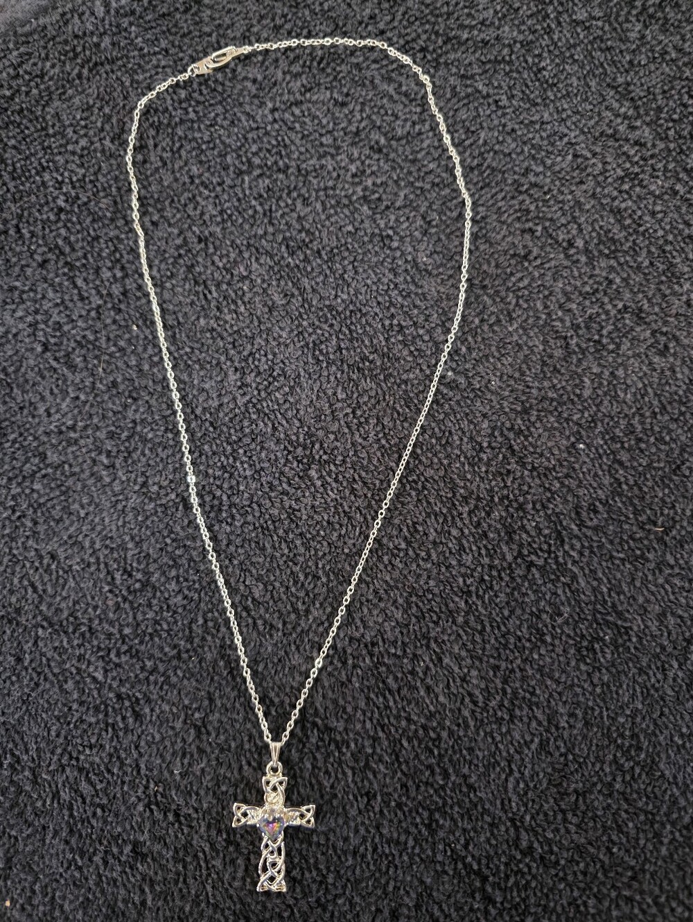 Mood Color Changing Cross Necklace